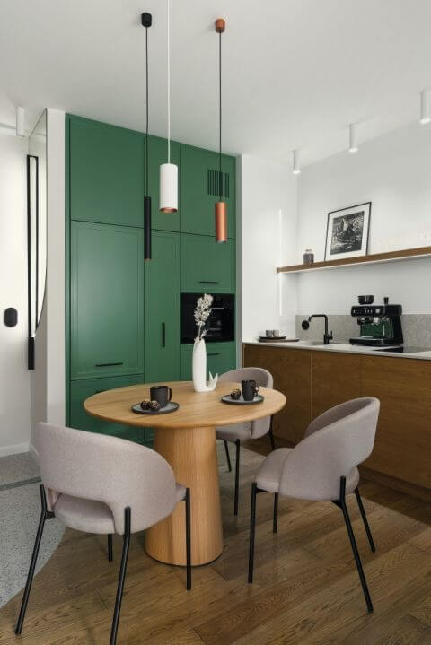 mała kuchnia narożna w bloku