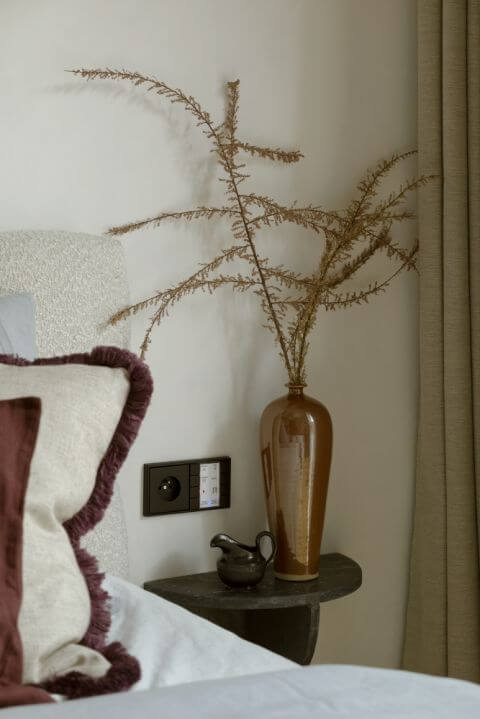 beżowa sypialnia inspiracje