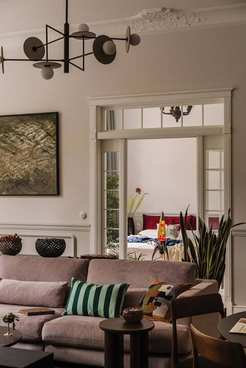 przedwojenny szyk w salonie