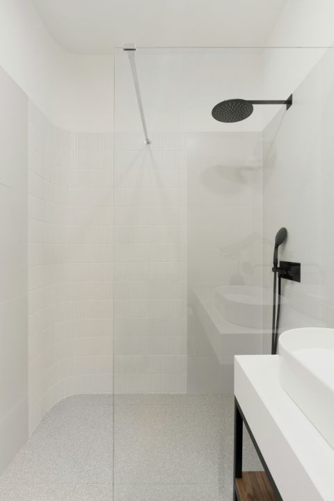 mieszkanie 48 metrów mała łazienka z prysznicem