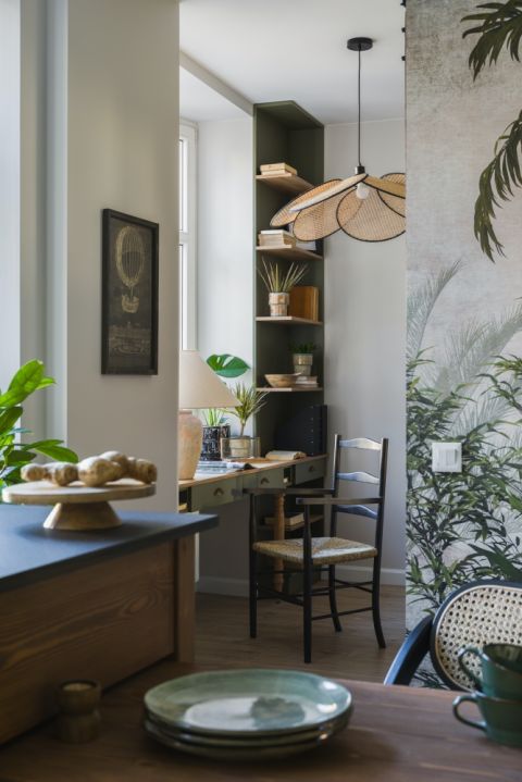 domowe biuro w mieszkaniu 50 m2