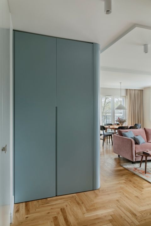 aranżacja pastelowego mieszkania