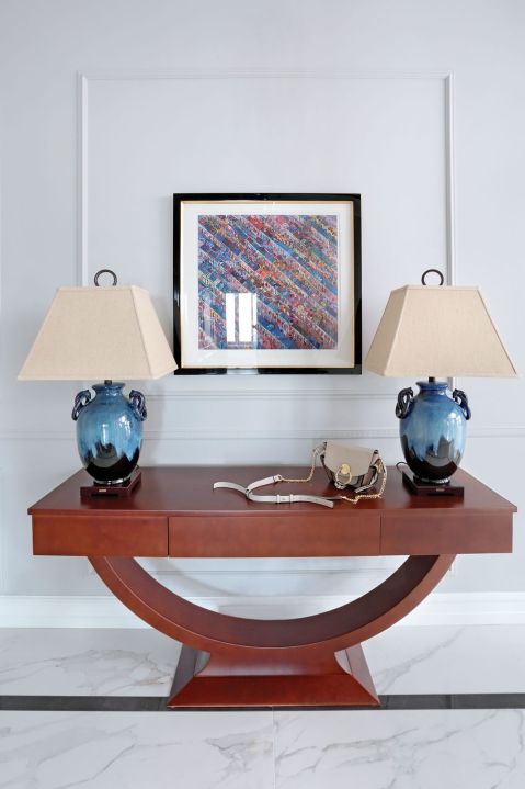 Aranżacja wnętrza w stylu hampton i nowojorskiego art déco