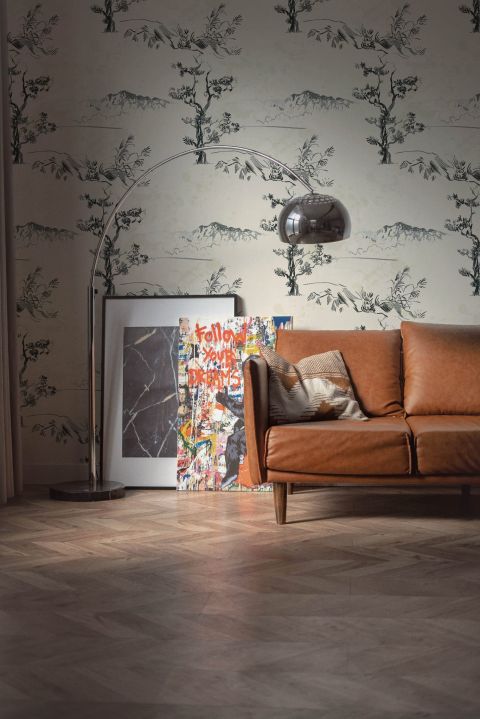 salon w jesiennych kolorach