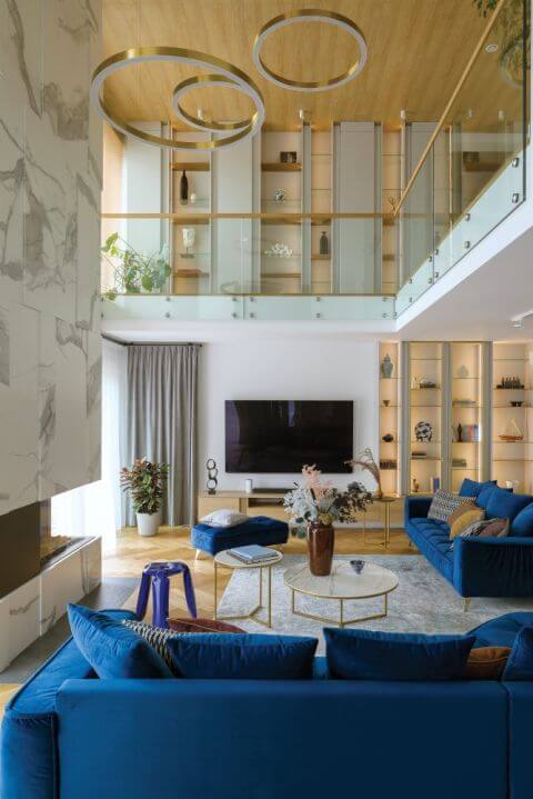 aranżacja salonu w nowoczesnym domu