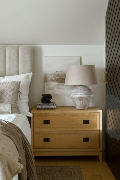 sypialnia styl modern country