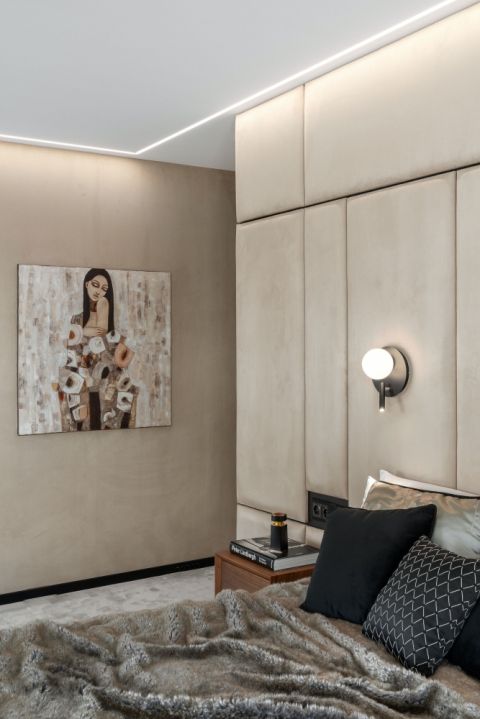 sypialnia w stylu nowoczesnej klasyki