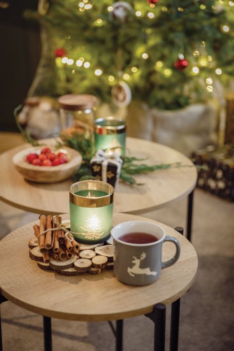 zielone dekoracje do domu na boże narodzenie