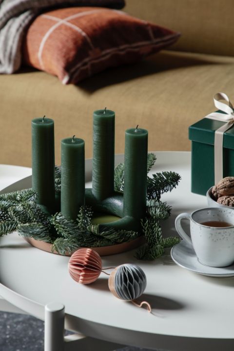 zielone ozdoby świąteczne do domu