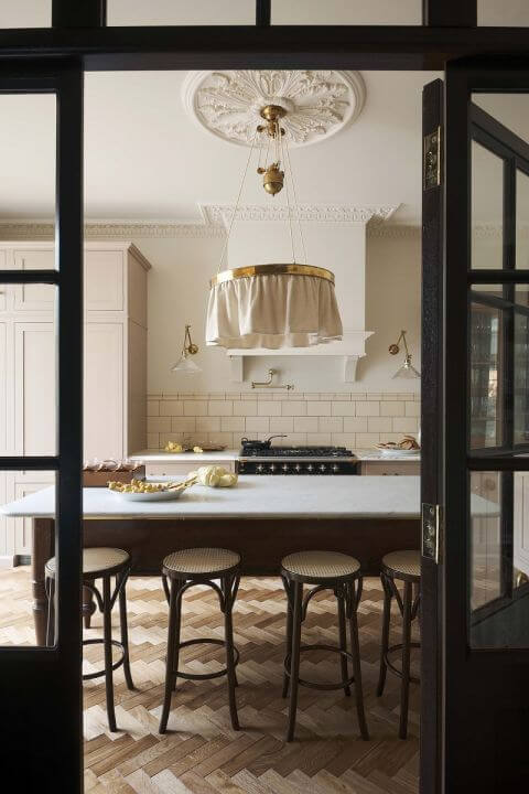 kuchnia w domu wiktoriańskim