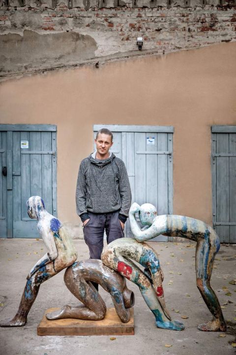 Rytis Konstantinavičius i jego największy dzban na świecie