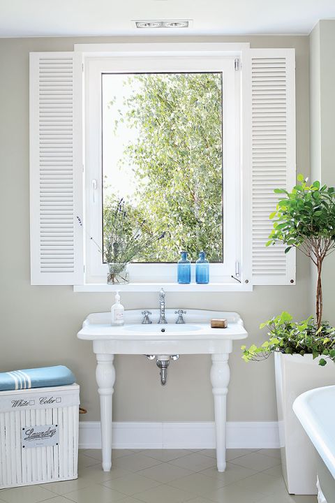 łazienka w stylu marynistycznym