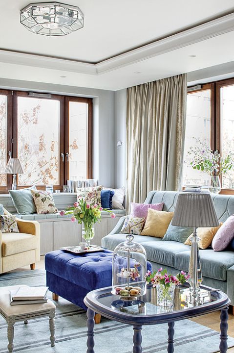 Wielkanocne dekoracje wnętrz w stylu francuskim