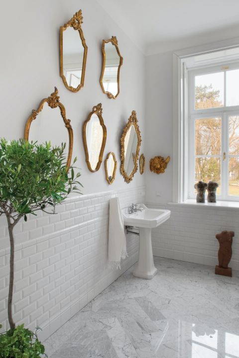 lustra na ścianie aranżacje