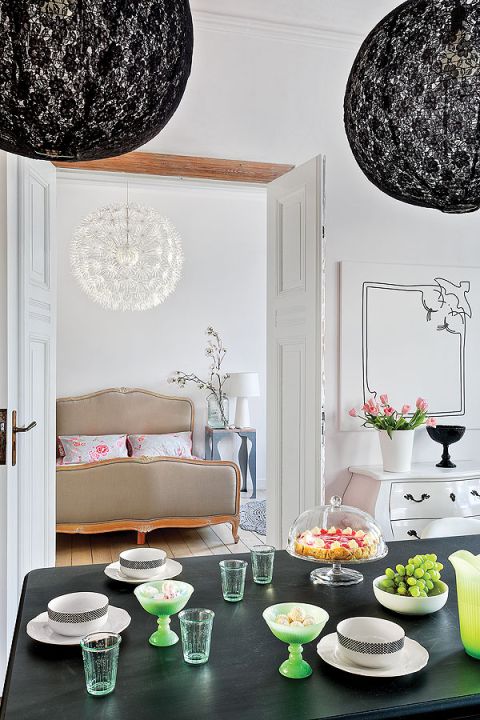 Kolorowe mieszkanie w duńskim stylu