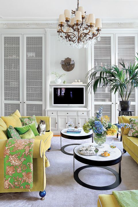 salon w stylu klasycznym