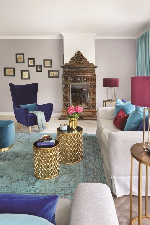 Eklektyczny styl w domu Odety Moro
