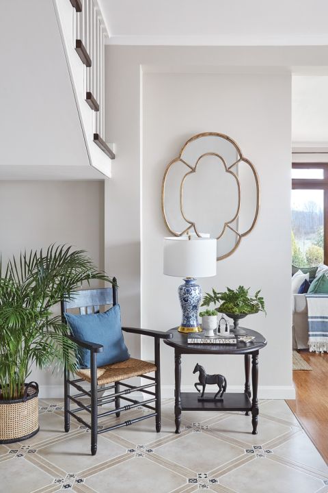 przedpokój hol w stylu hampton