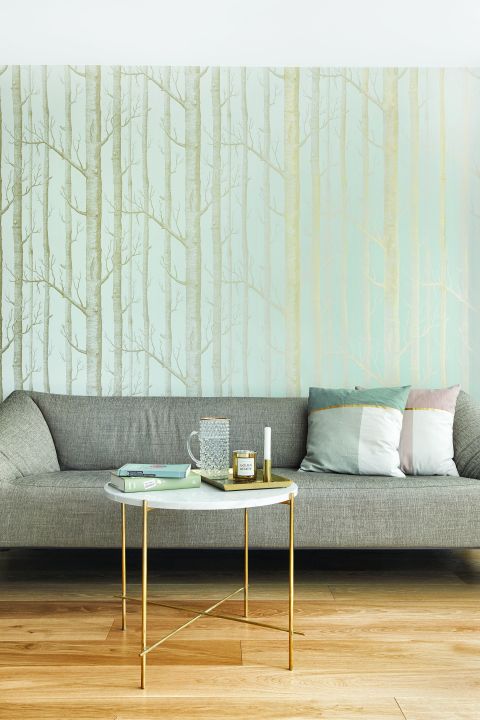 Szarość pełna blasku – nowoczesne wnętrza z nutą retro