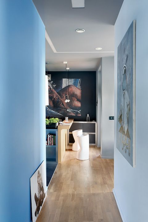 Trudno się zdecydować, co w tym krakowskim domu najpierw podziwiać. Czy widoki za oknem i Tatry w tle, czy