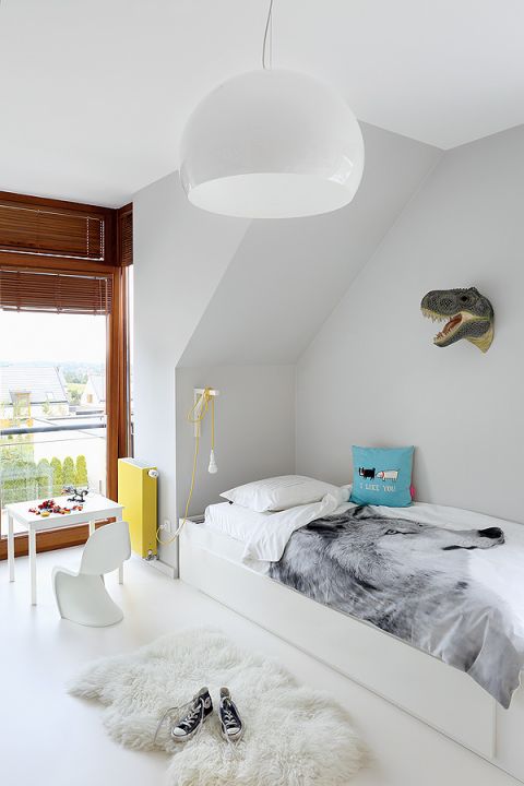 Trudno się zdecydować, co w tym krakowskim domu najpierw podziwiać. Czy widoki za oknem i Tatry w tle, czy