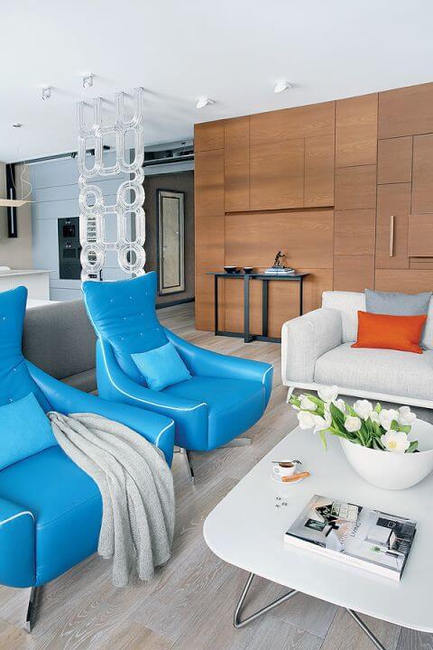 Tym mieszkaniem cały czas można się cieszyć i coś w nim odkrywać, bo projektantka pomyślała nie tylko o wygodzie