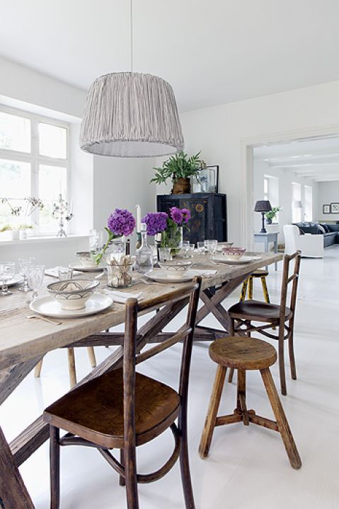 W tym wnętrzu znajdziemy trochę Maroka, troche shabby, trochę duńskiej prowincji.