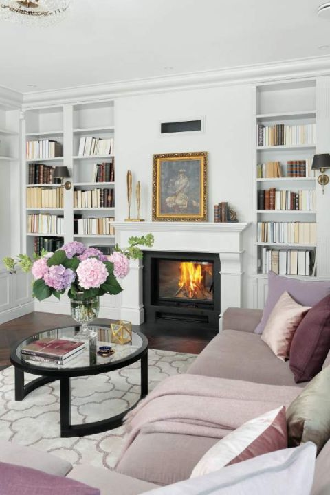 Marsala, wrzos i fiolet we wnętrzach modern classic