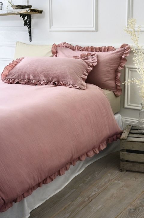 pościel z falbankami