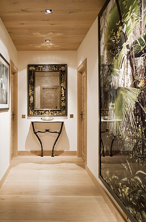 Drewniany dom w górach