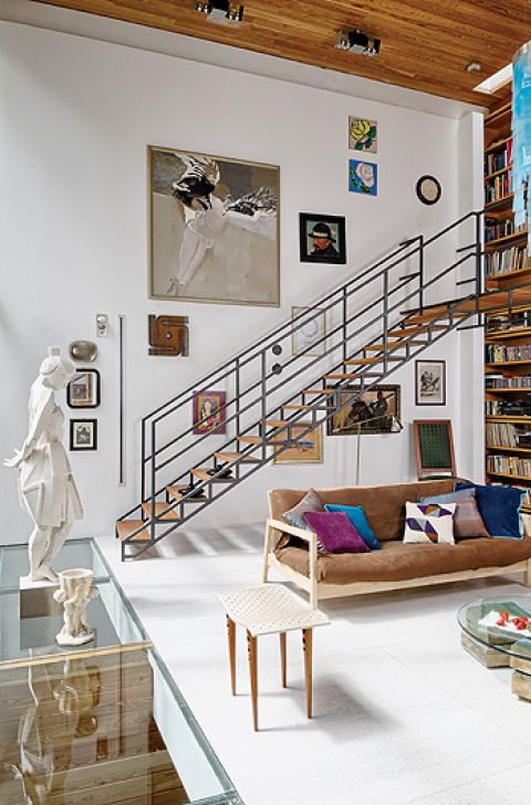 Sztuka jest tu wszechobecna. Dom z prawdziwą tężnią