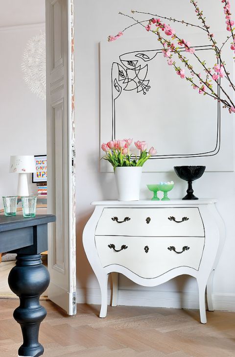 Kolorowe mieszkanie w duńskim stylu