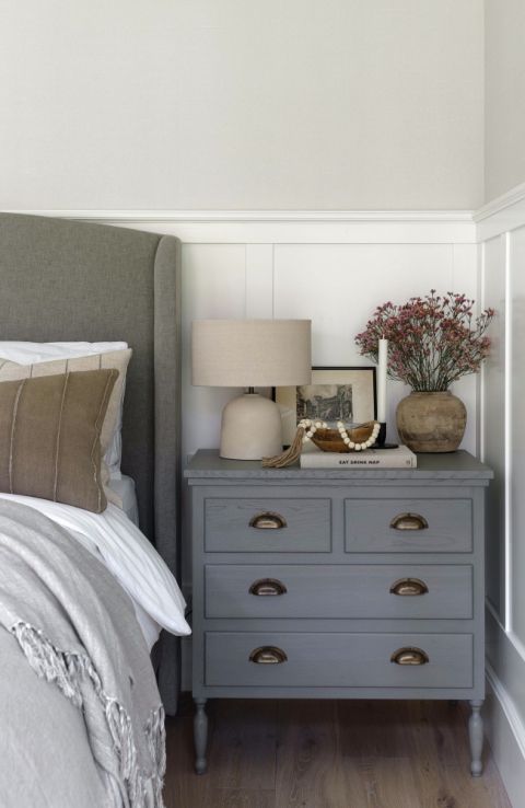 styl coastal sypialnia