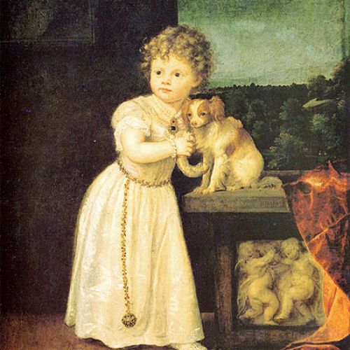 1542 r., Tycjan. Dzieci na obrazach