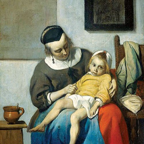 1660 r., Gabriel Metsu. Dzieci na obrazach