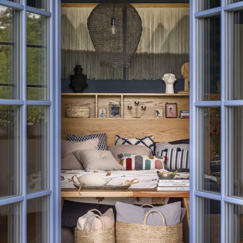 sypialnia w stylu skandynawskim