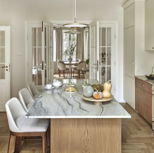 kaszmirowa kuchnia modern classic