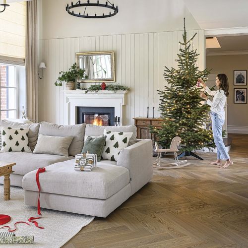 styl skandynawski połączony z angielską przytulnością