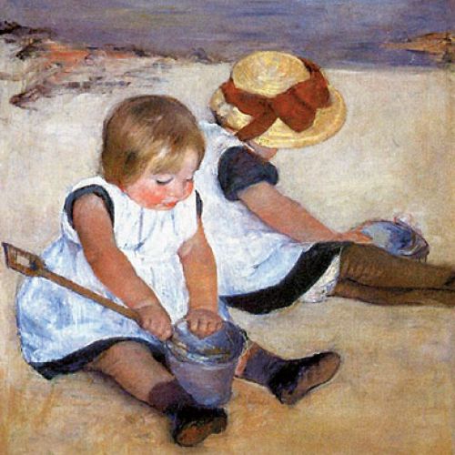 1884 r., Mary Cassatt. Dzieci na obrazach