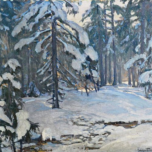 śnieg na obrazach, Stefan Filipkiewicz