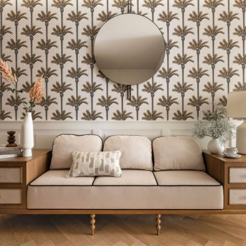 kaszmirowy salon meble tkaniny dodatki