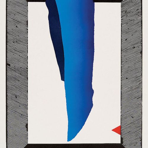 3 kolory – niebieski , 1979 r. Grafik i geometria