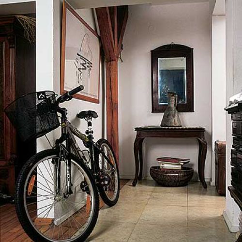 stylowe wnętrze poddasze hol