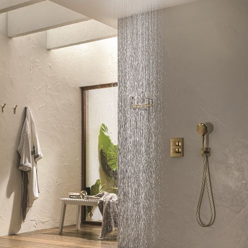 złota deszczownica podtynkowa pomoże wykreować SPA w domowym zaciszu