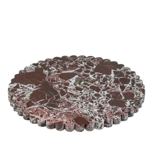 okrągła taca z marmuru branik studio