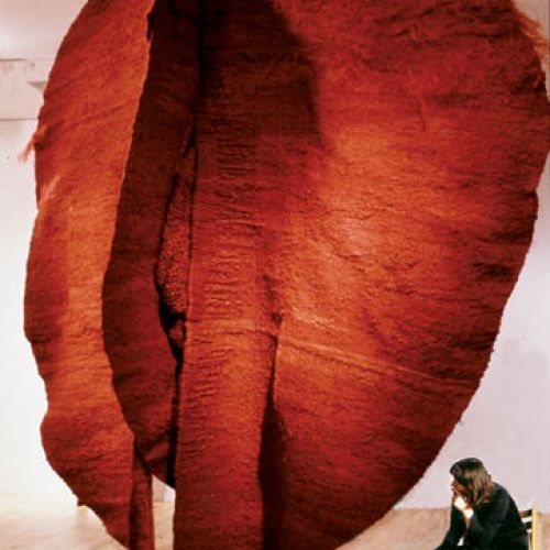 Abakan czerwony , Magdalena Abakanowicz, 1969 r., fot. EAST NEWS