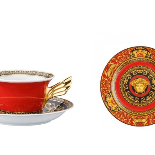 Filiżanka i talerz z serii Rosenthal Versace Medusa