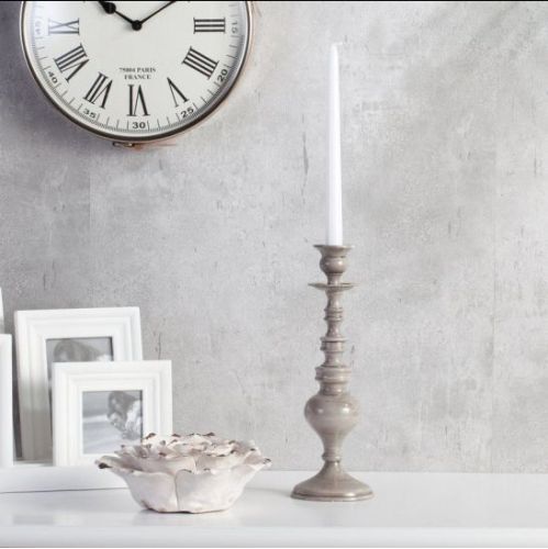 Świecznik Lajta Grey, Dekoria. Świeczniki, które dekorują wnętrza