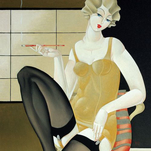 Puella pulchra II , 2015 r. Urszula Tekieli i jej tajemnicze damy