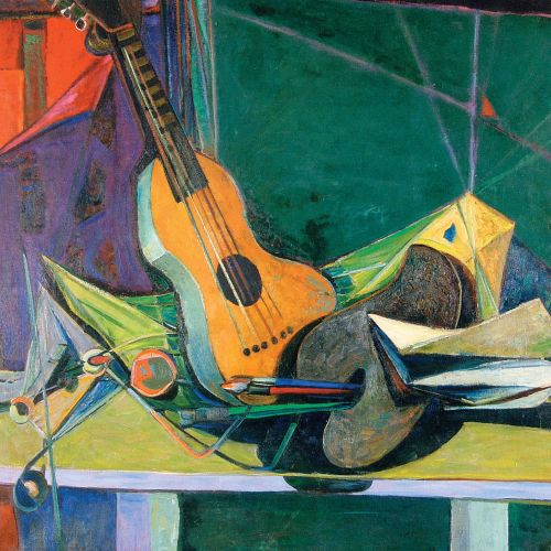 Stół w pracowni. Witold Zaczeniuk - książę przy sztalugach